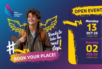 West Lancashire College invites community to upcoming Open Event