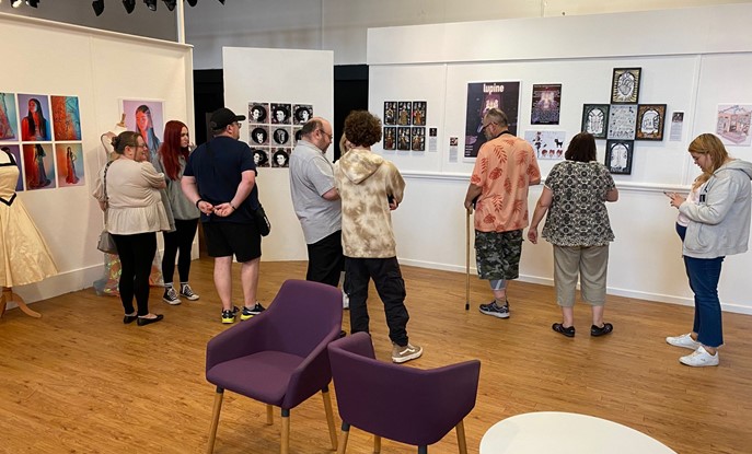 West Lancashire College Students Showcase Their Art At Local Gallery