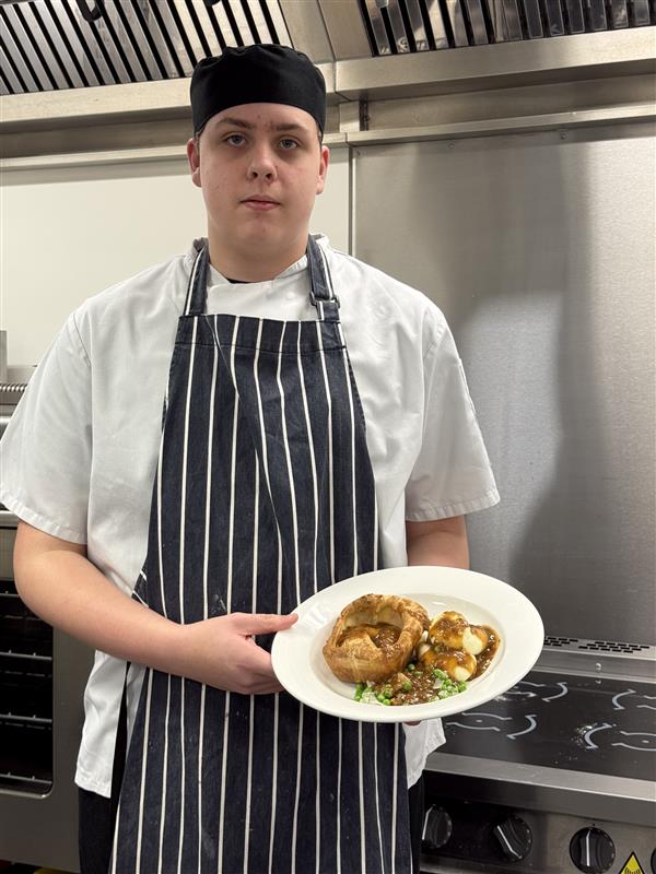 Liam, Hospitality and Catering Student