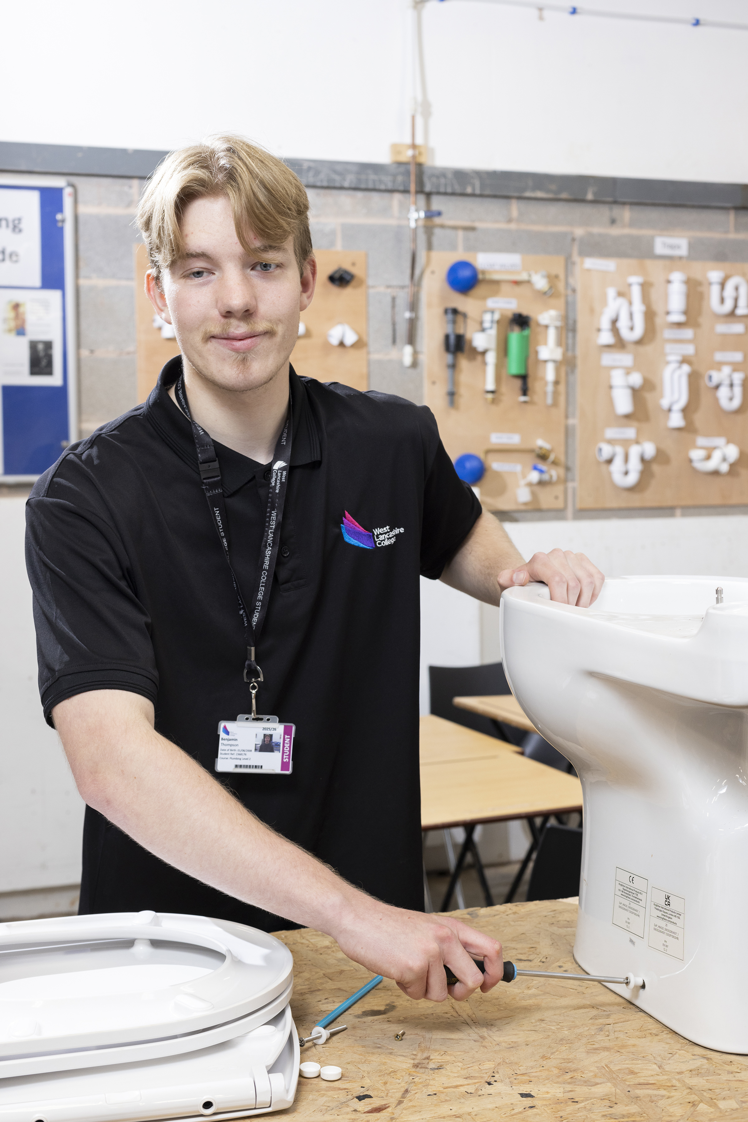 Benji, Plumbing Alumni Student