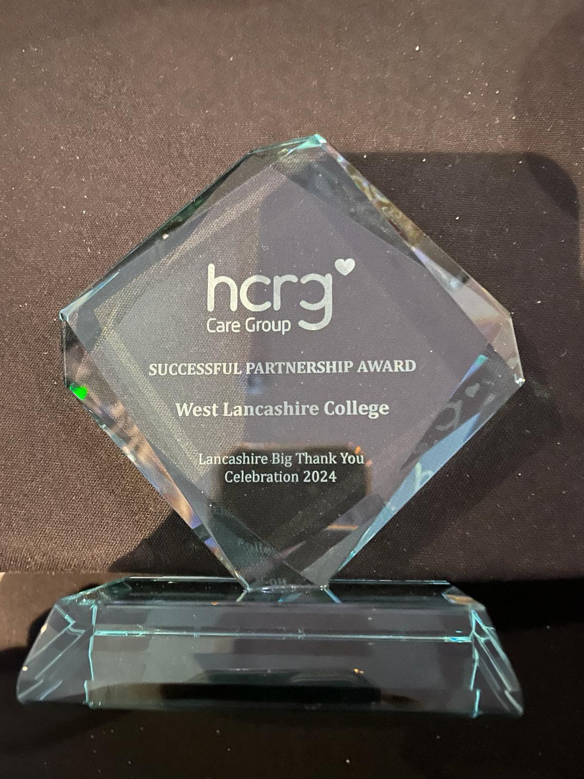 West Lancashire College celebrates award win