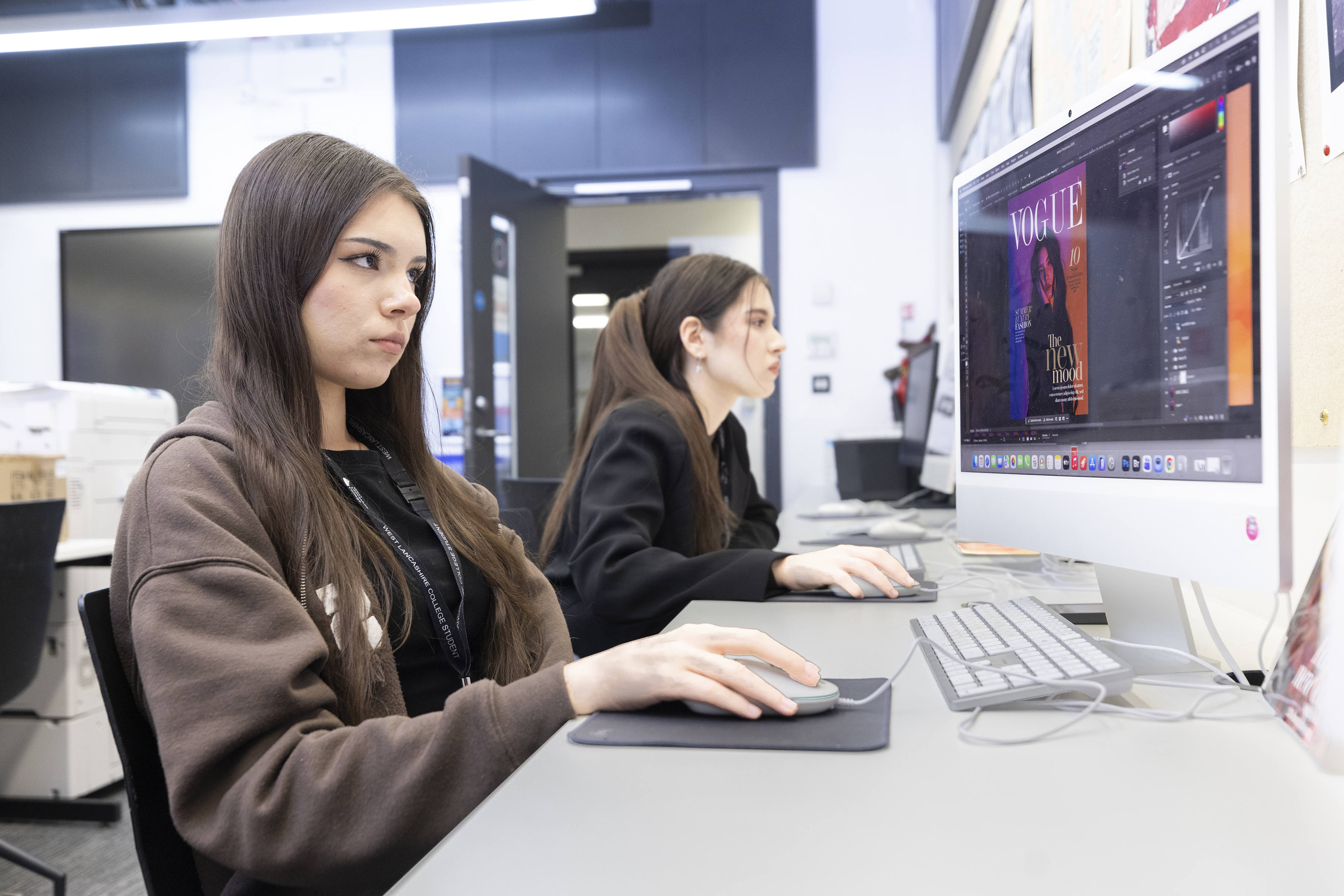 Yana and Diana, Art and Design Students