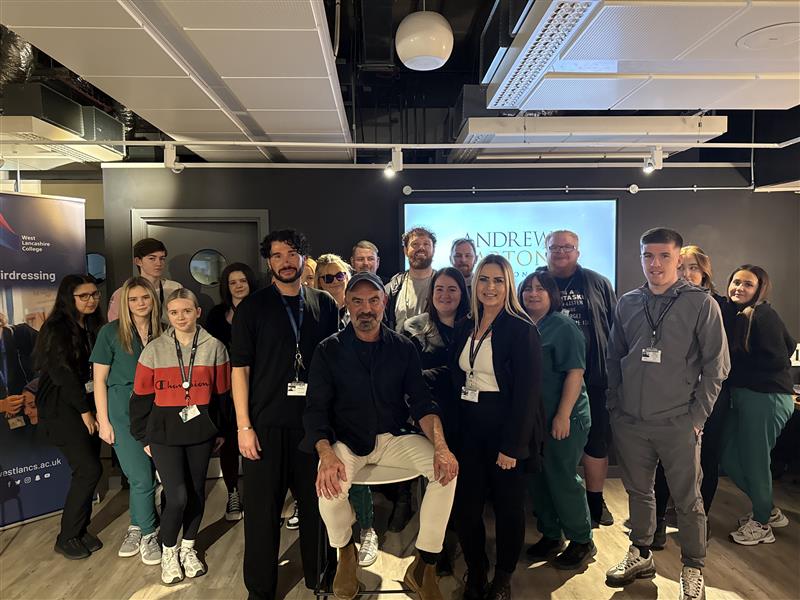 West Lancashire College enhances Hairdressing training with Andrew Barton’s ABLE Project