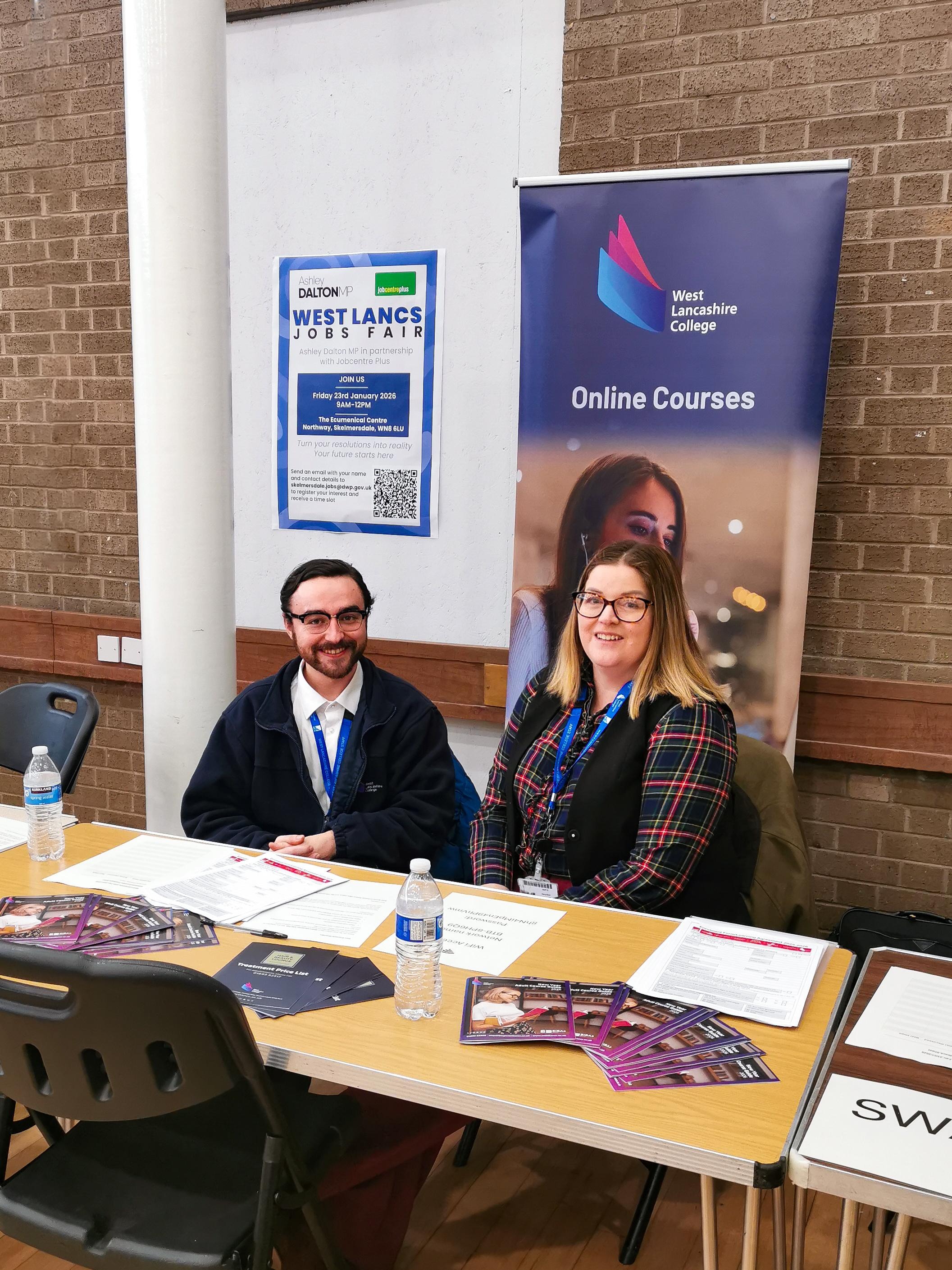 NCG Online Learning Connects with Local Community at Skelmersdale Jobs Fair