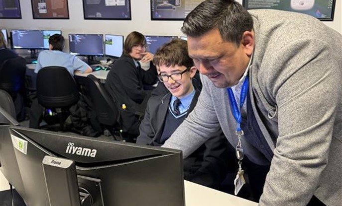 West Lancashire College students get taste of high-tech careers at Lancashire Cyber Education Week